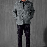 Paradise Wool Shacket (Charcoal)