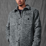 Paradise Wool Shacket (Charcoal)