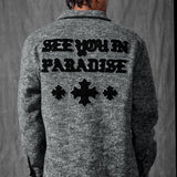 Paradise Wool Shacket (Charcoal)
