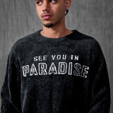 Plush Crewneck Sweater (Black)