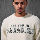 Plush Crewneck Sweater (Bone)