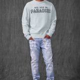 Plush Crewneck Sweater (Grey)