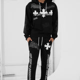 The Reaper Stacked Sweatpants (Jet Black)
