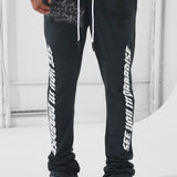 The Reaper Stacked Sweatpants (Charcoal)