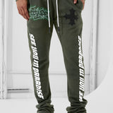 The Reaper Stacked Sweatpants (Olive)