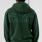 SYIP Tonal Zip Up Hoodie (Dark Olive)