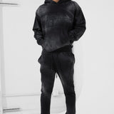 Oasis Washed Pullover Hoodie (Black Shadow)