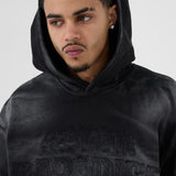 Oasis Washed Pullover Hoodie (Black Shadow)