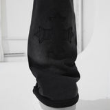 Oasis Washed Stacked Sweatpants (Black Shadow)