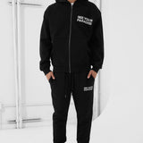 SYIP Washed Zip Up Hoodie (Jet Black)