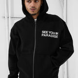 SYIP Washed Zip Up Hoodie (Jet Black)
