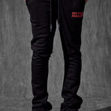 SYIP Tonal Stacked Sweatpants (Crimson)