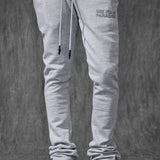 SYIP Tonal Stacked Sweatpants (Heather Grey)