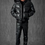 The Wild One Puffer Jacket (Black)