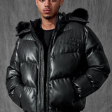 The Wild One Puffer Jacket (Black)
