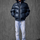 The Wild One Puffer Jacket (Navy)