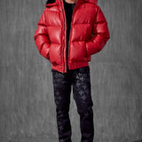 The Wild One Puffer Jacket (Red)