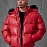 The Wild One Puffer Jacket (Red)