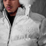 The Wild One Camo Puffer Jacket (Arctic Camo)