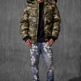 The Wild One Camo Puffer Jacket (Vintage Camo)