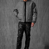 Sinister Bomber Jacket (Charcoal)