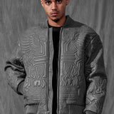 Sinister Bomber Jacket (Charcoal)