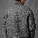 Sinister Bomber Jacket (Charcoal)