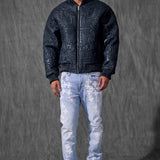 Sinister Bomber Jacket (Navy)
