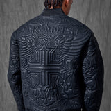 Sinister Bomber Jacket (Navy)