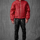 Sinister Bomber Jacket (Red)