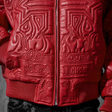 Sinister Bomber Jacket (Red)