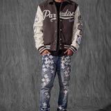 Paradise Team Varsity Jacket (Chocolate)