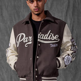 Paradise Team Varsity Jacket (Chocolate)