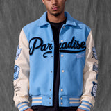Paradise Team Varsity Jacket (Sky Blue)