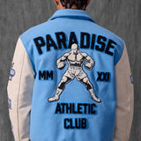 Paradise Team Varsity Jacket (Sky Blue)