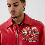 Windy City Varsity Jacket (Red)
