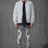 Cruel Intentions Bomber Jacket (Light Grey)