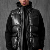The Wild One Puffer Vest (Black)