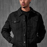 Limelight Denim Trucker Jacket (Jet Black)