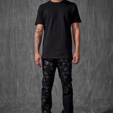 Super Skinny Stacked Paradise Denim (Black)