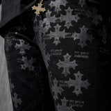 Super Skinny Stacked Paradise Denim (Black)