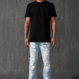 Super Skinny Stacked Paradise Denim (Light Blue)