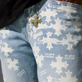 Super Skinny Stacked Paradise Denim (Light Blue)