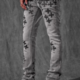 Super Skinny Stacked Paradise Denim (Smoked Grey)