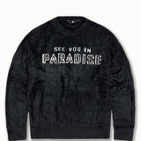 Plush Crewneck Sweater (Black)