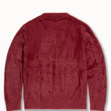 Plush Crewneck Sweater (Burgundy)