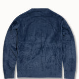Plush Crewneck Sweater (Navy)