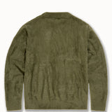 Plush Crewneck Sweater (Olive)