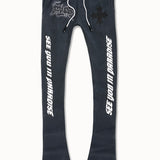 The Reaper Stacked Sweatpants (Charcoal)
