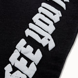 The Reaper Stacked Sweatpants (Jet Black)
